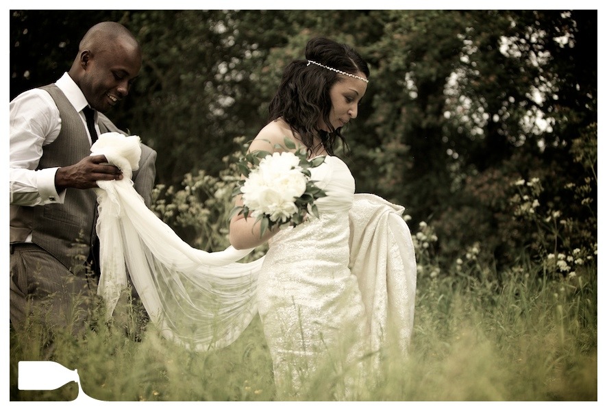 wedding photography bedford wedding dress