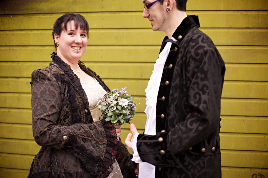 steampunk wedding photography