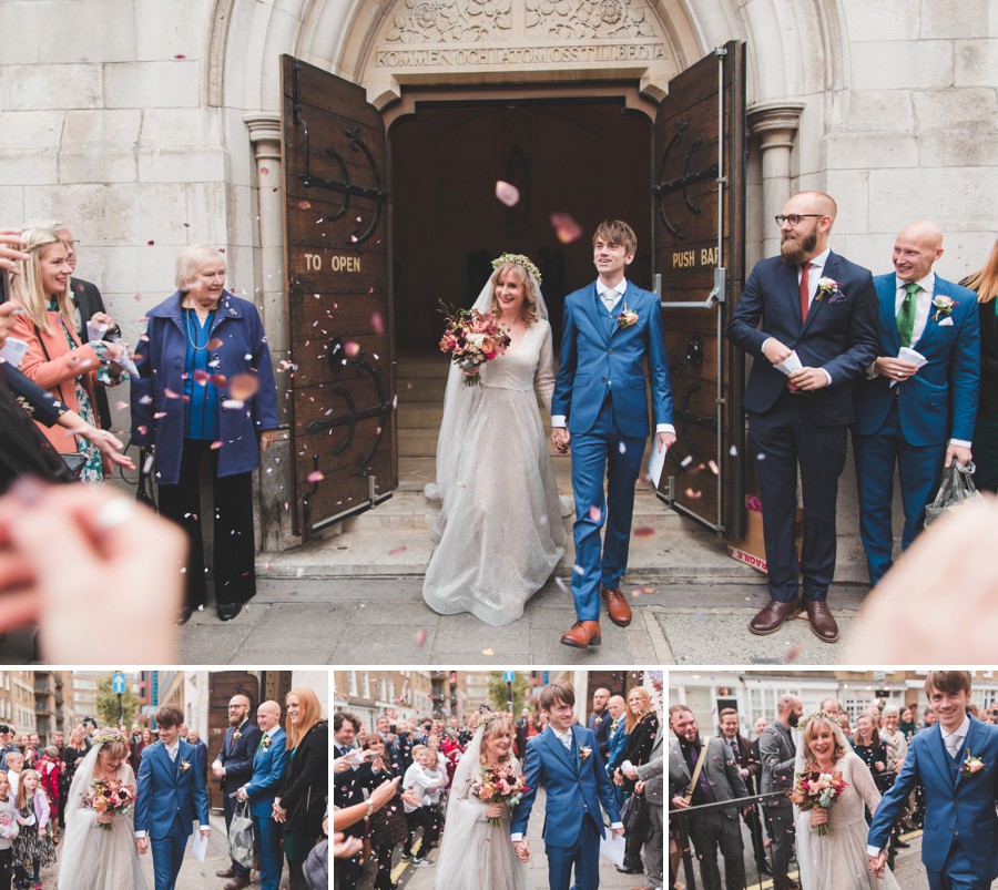 London Church of Sweden wedding photography