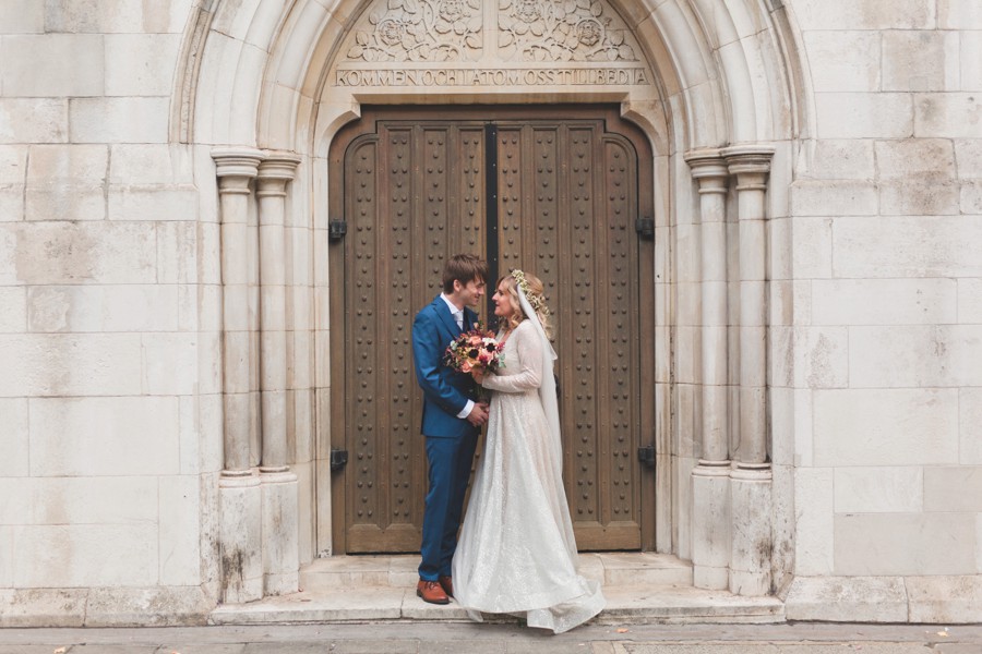London Church of Sweden wedding photography
