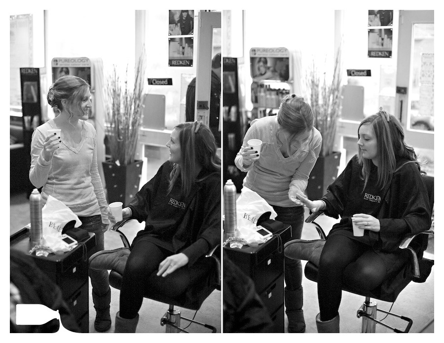 Wedding preparations Fifth Avenue Hairdressers